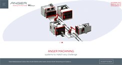 Desktop Screenshot of anger-machining.com